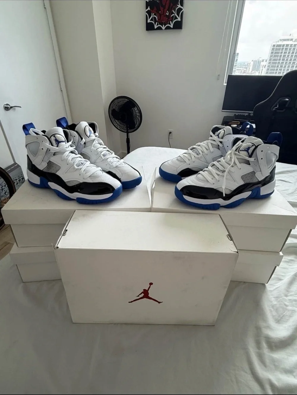 Jordan Jumpman Two Trey White/Game Royal Men’s Size 8.5